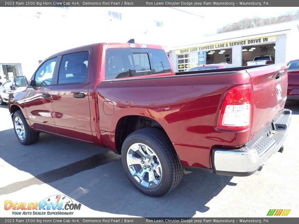 2023 Ram 1500 Big Horn Crew Cab 4x4 Delmonico Red Pearl / Black Photo #3