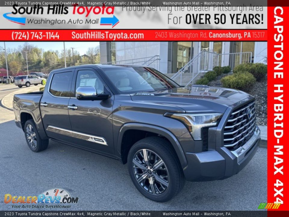 2023 Toyota Tundra Capstone CrewMax 4x4 Magnetic Gray Metallic / Black/White Photo #1