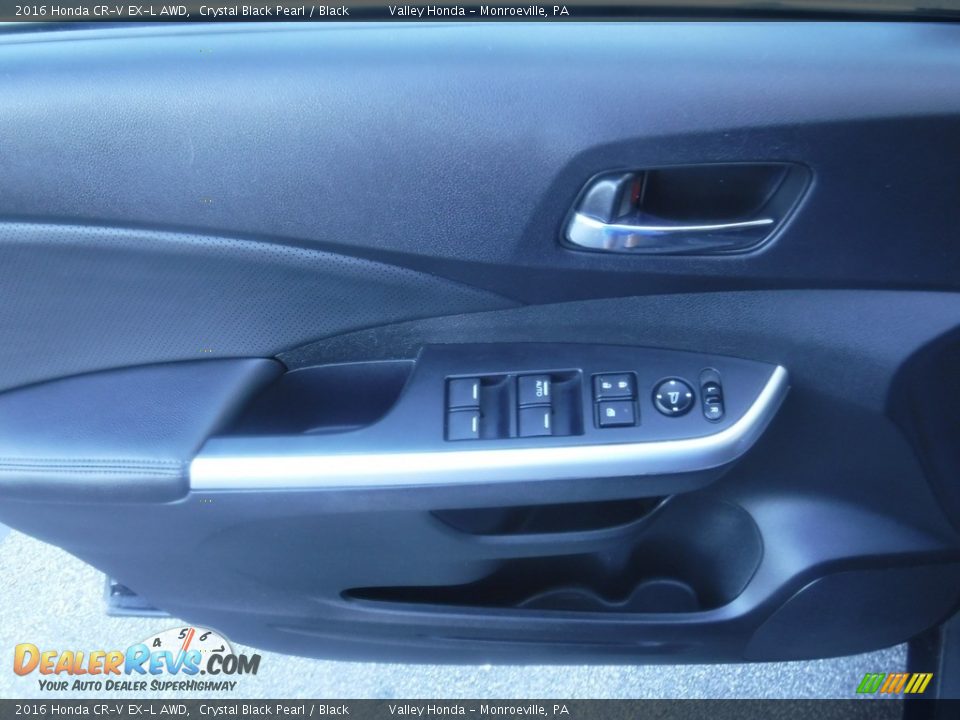 2016 Honda CR-V EX-L AWD Crystal Black Pearl / Black Photo #12