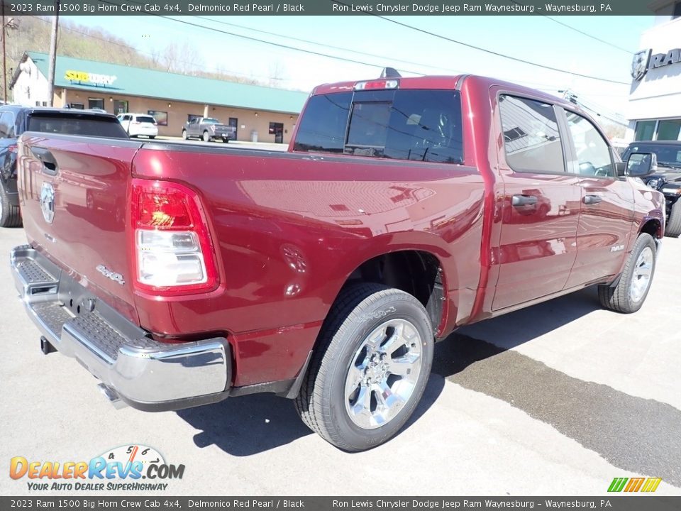 2023 Ram 1500 Big Horn Crew Cab 4x4 Delmonico Red Pearl / Black Photo #6