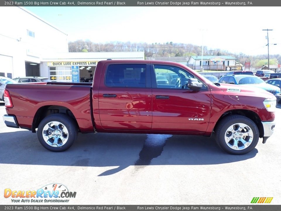 2023 Ram 1500 Big Horn Crew Cab 4x4 Delmonico Red Pearl / Black Photo #7