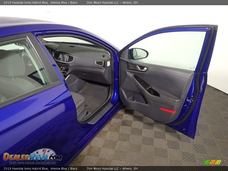 2019 Hyundai Ioniq Hybrid Blue Intense Blue / Black Photo #34