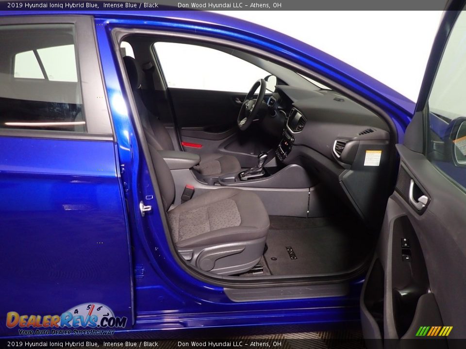 2019 Hyundai Ioniq Hybrid Blue Intense Blue / Black Photo #35