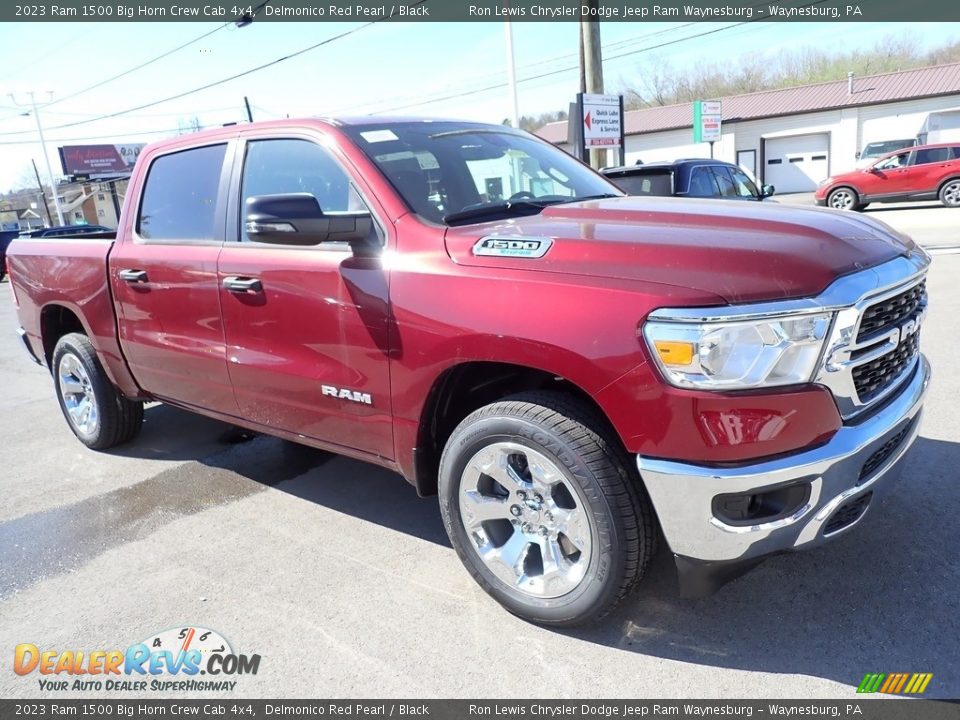 2023 Ram 1500 Big Horn Crew Cab 4x4 Delmonico Red Pearl / Black Photo #8