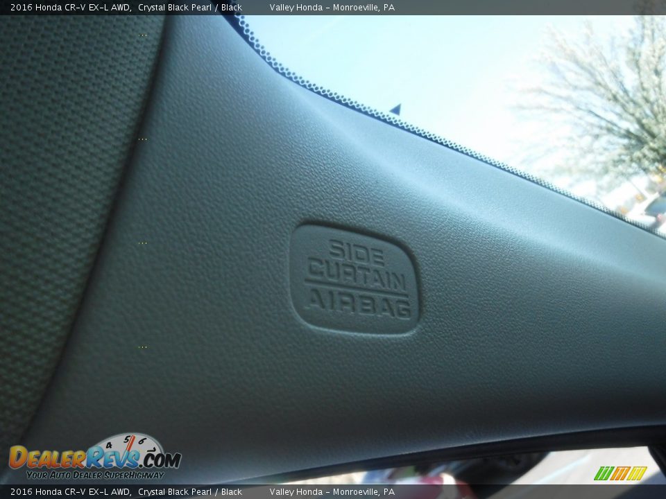 2016 Honda CR-V EX-L AWD Crystal Black Pearl / Black Photo #16