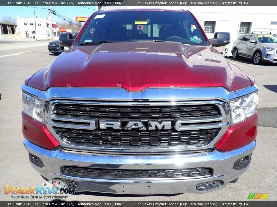 2023 Ram 1500 Big Horn Crew Cab 4x4 Delmonico Red Pearl / Black Photo #9