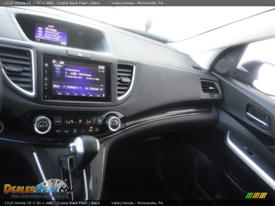 2016 Honda CR-V EX-L AWD Crystal Black Pearl / Black Photo #17