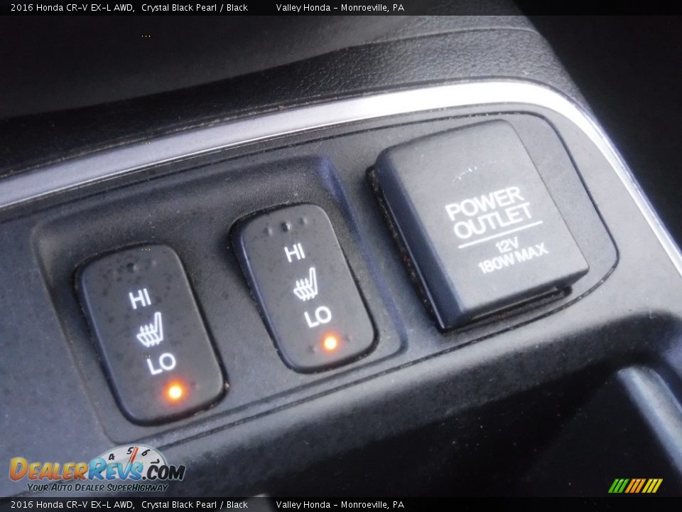 2016 Honda CR-V EX-L AWD Crystal Black Pearl / Black Photo #20