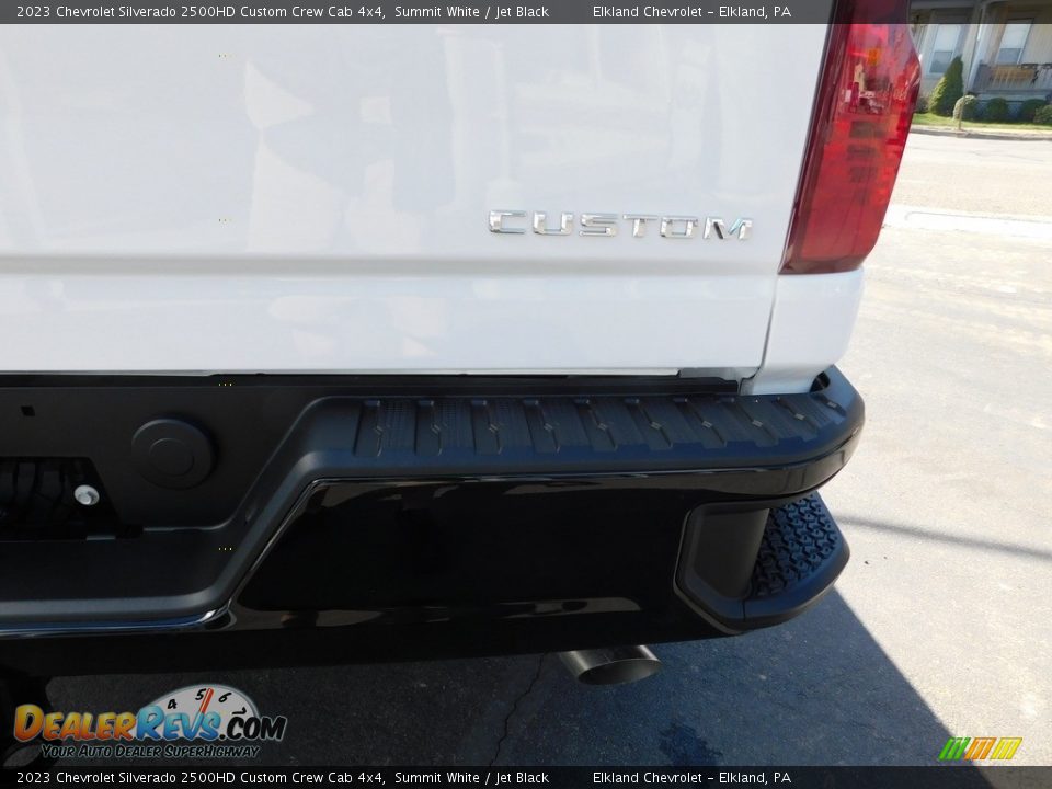 2023 Chevrolet Silverado 2500HD Custom Crew Cab 4x4 Summit White / Jet Black Photo #20