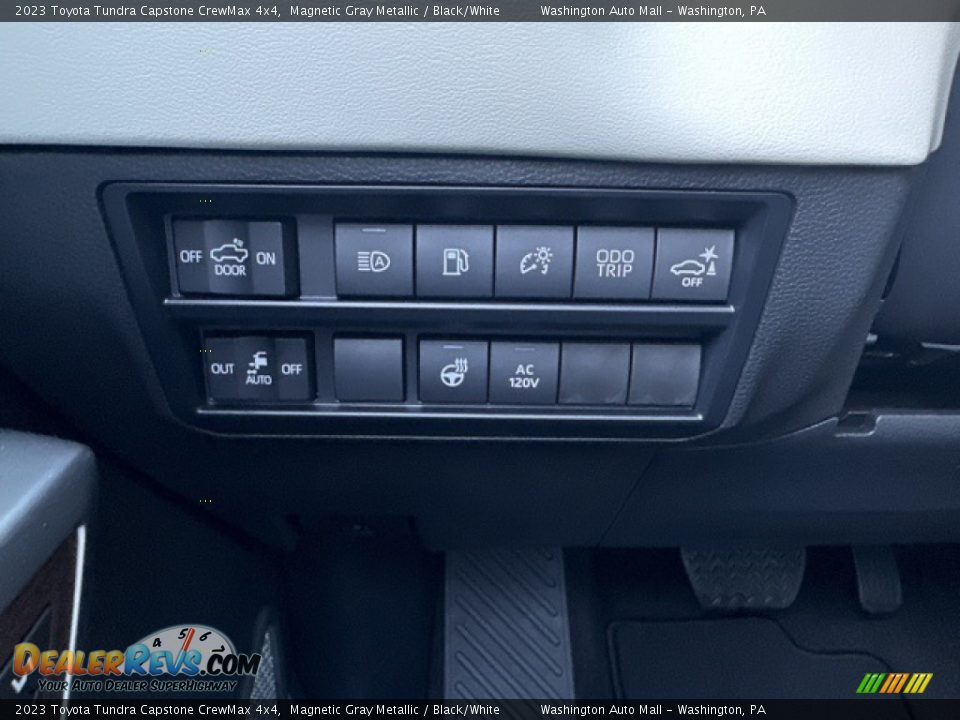 Controls of 2023 Toyota Tundra Capstone CrewMax 4x4 Photo #17