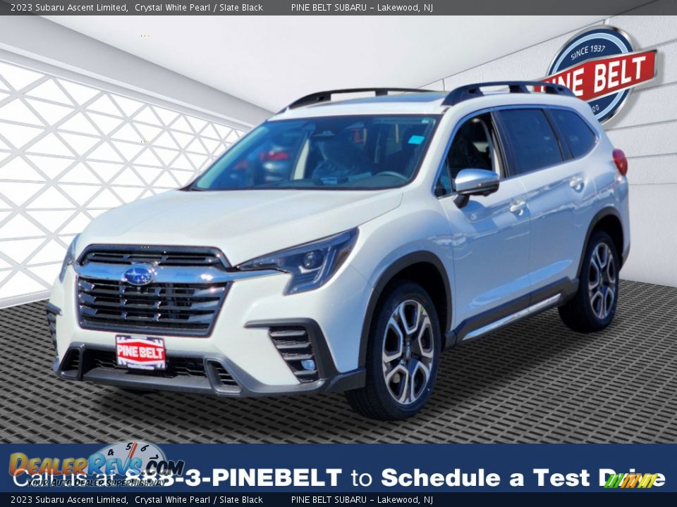 2023 Subaru Ascent Limited Crystal White Pearl / Slate Black Photo #1