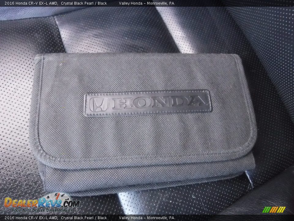 2016 Honda CR-V EX-L AWD Crystal Black Pearl / Black Photo #28