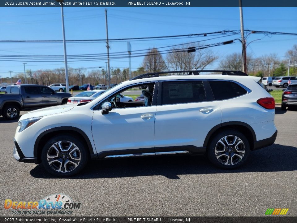 2023 Subaru Ascent Limited Crystal White Pearl / Slate Black Photo #3