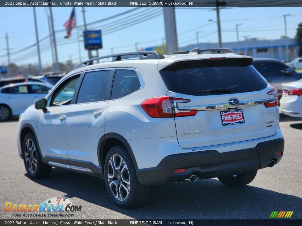 2023 Subaru Ascent Limited Crystal White Pearl / Slate Black Photo #4