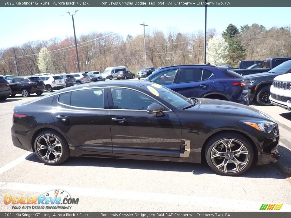 2021 Kia Stinger GT-Line Aurora Black / Black Photo #2