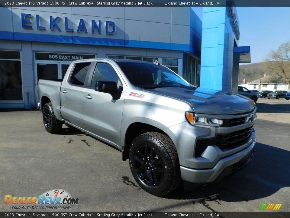 2023 Chevrolet Silverado 1500 RST Crew Cab 4x4 Sterling Gray Metallic / Jet Black Photo #1