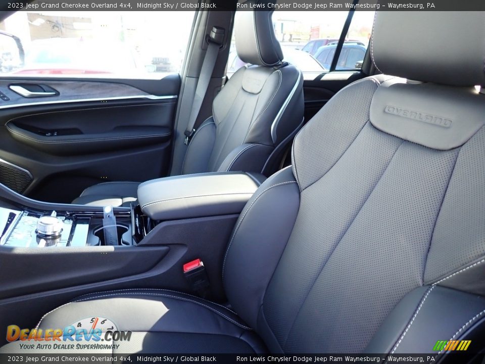2023 Jeep Grand Cherokee Overland 4x4 Midnight Sky / Global Black Photo #11