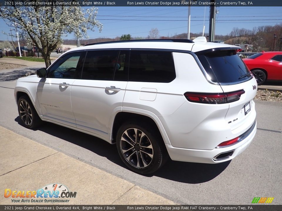 2021 Jeep Grand Cherokee L Overland 4x4 Bright White / Black Photo #6