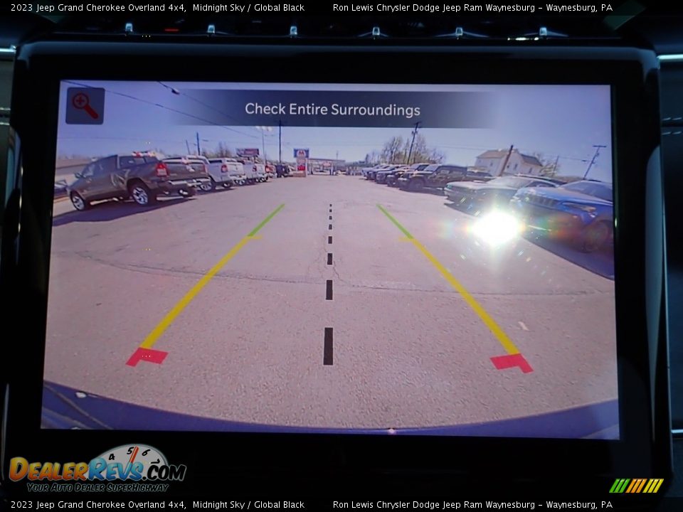 2023 Jeep Grand Cherokee Overland 4x4 Midnight Sky / Global Black Photo #19