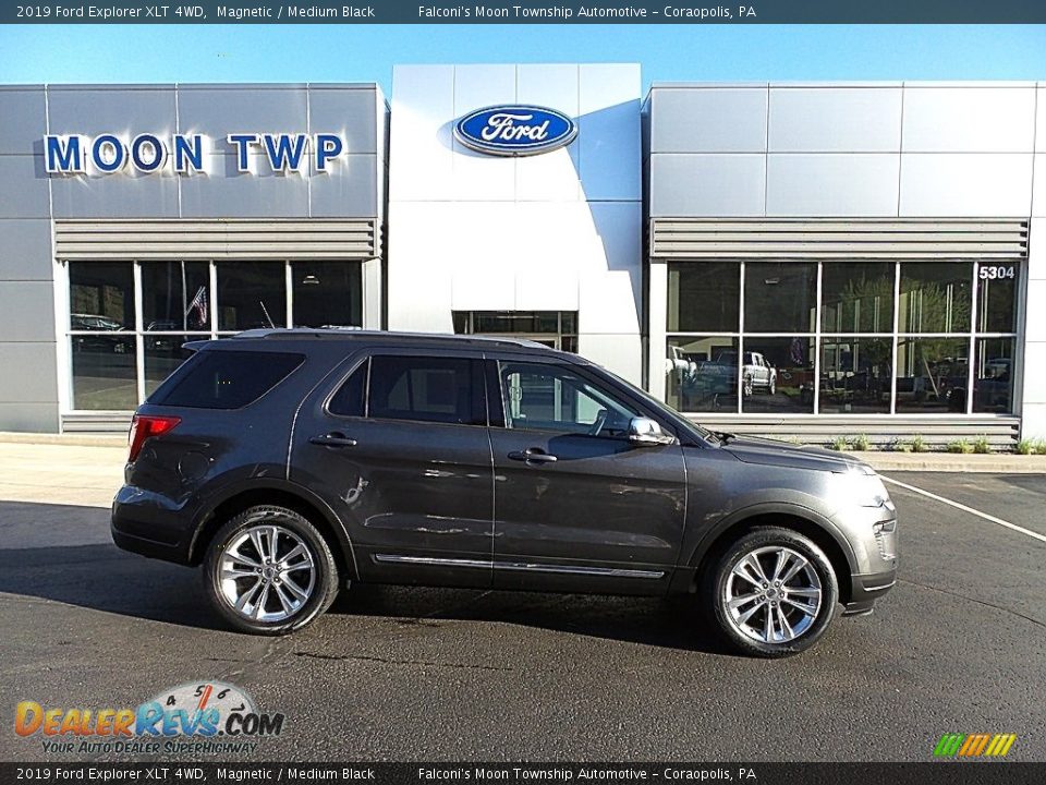 2019 Ford Explorer XLT 4WD Magnetic / Medium Black Photo #1