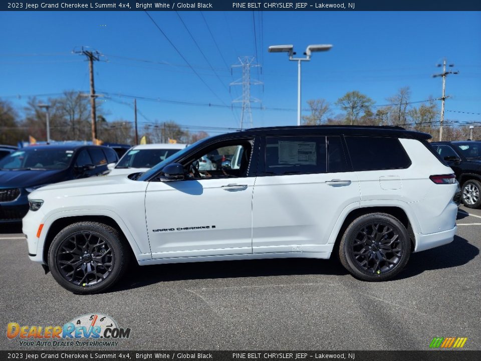 2023 Jeep Grand Cherokee L Summit 4x4 Bright White / Global Black Photo #3