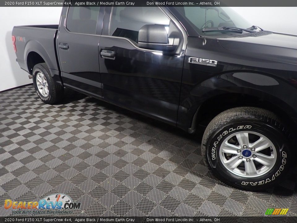 2020 Ford F150 XLT SuperCrew 4x4 Agate Black / Medium Earth Gray Photo #4