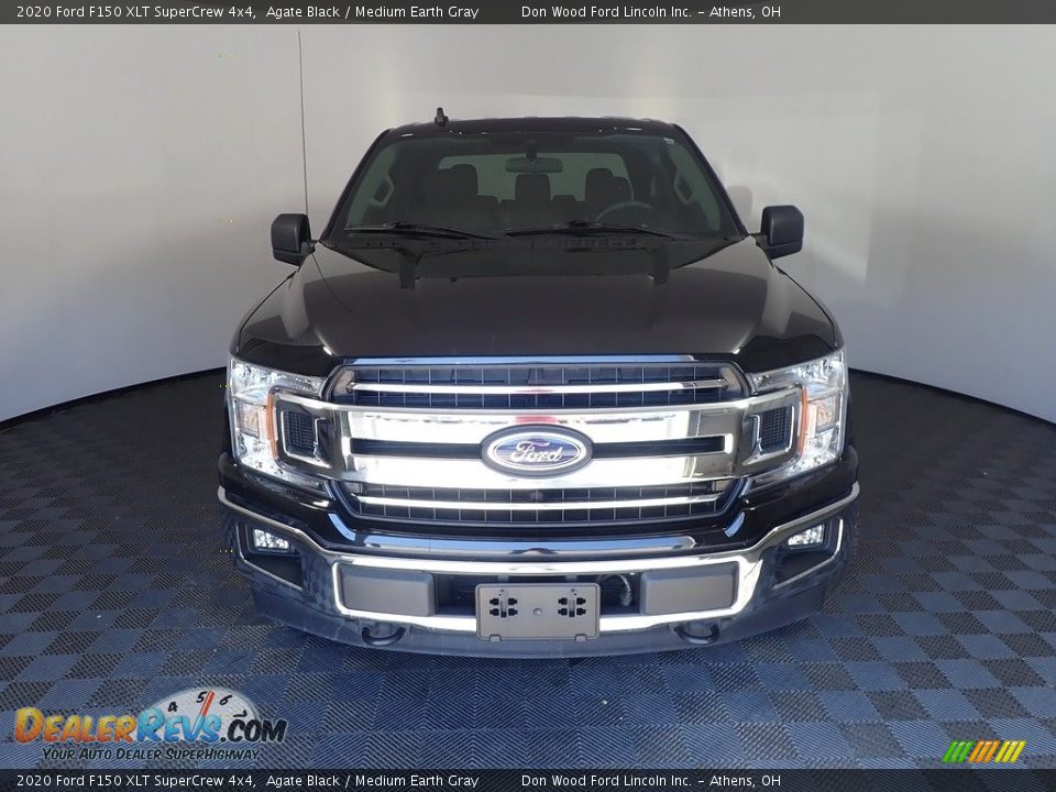 2020 Ford F150 XLT SuperCrew 4x4 Agate Black / Medium Earth Gray Photo #5