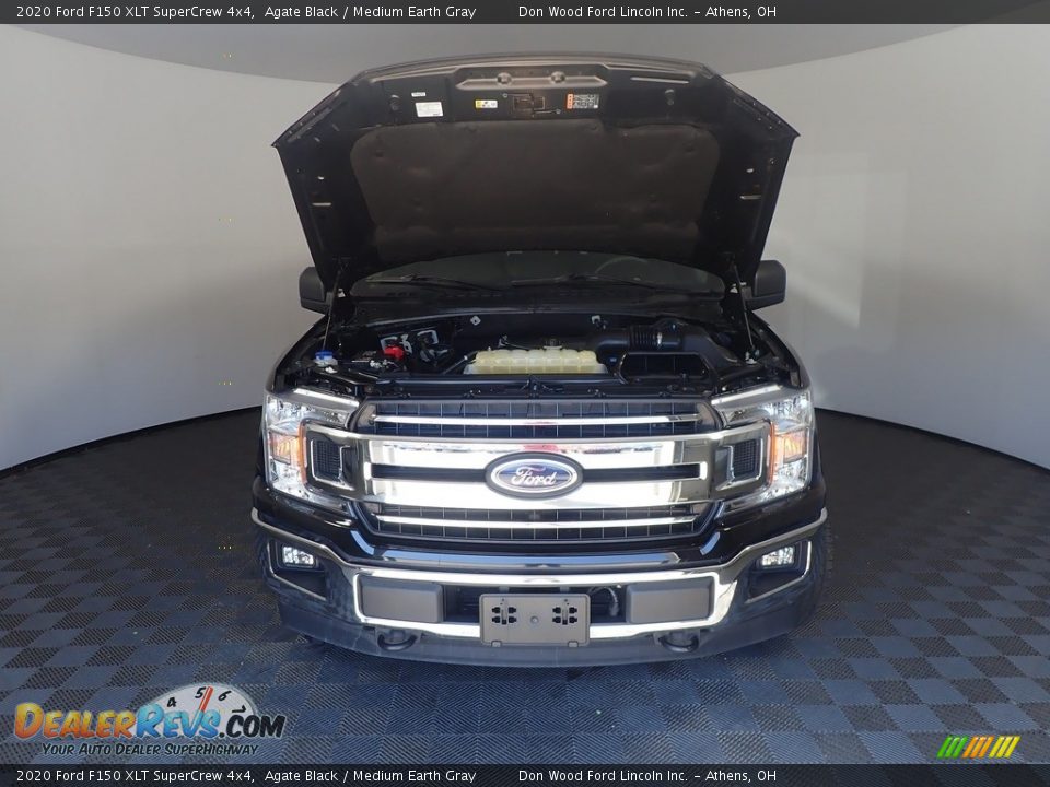 2020 Ford F150 XLT SuperCrew 4x4 Agate Black / Medium Earth Gray Photo #6