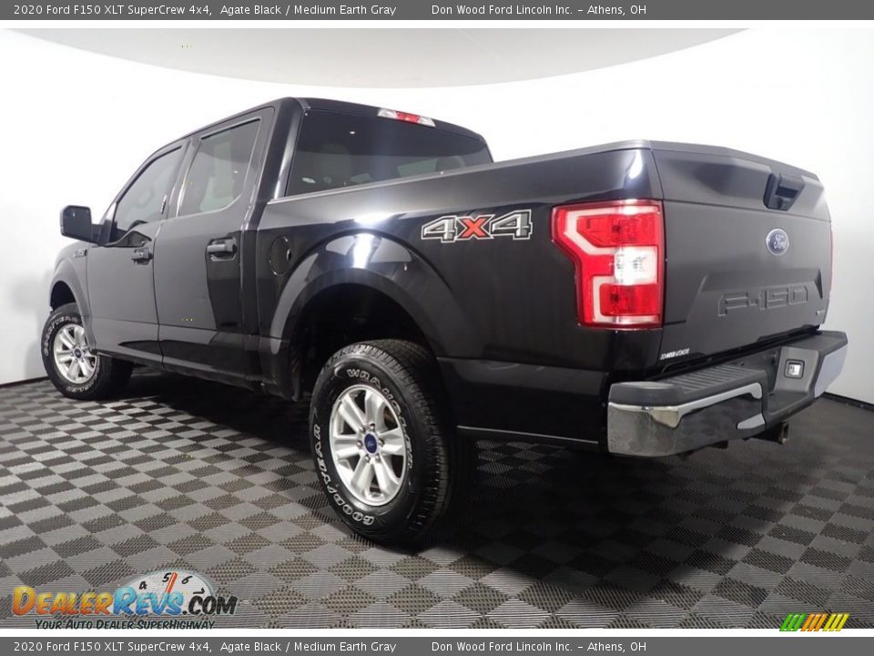 2020 Ford F150 XLT SuperCrew 4x4 Agate Black / Medium Earth Gray Photo #11