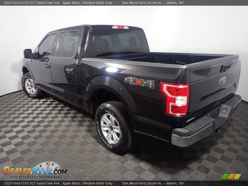 2020 Ford F150 XLT SuperCrew 4x4 Agate Black / Medium Earth Gray Photo #12