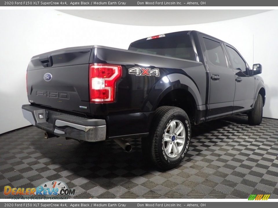 2020 Ford F150 XLT SuperCrew 4x4 Agate Black / Medium Earth Gray Photo #15
