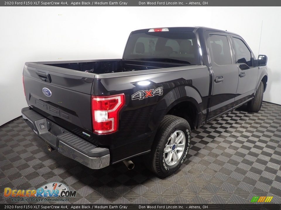 2020 Ford F150 XLT SuperCrew 4x4 Agate Black / Medium Earth Gray Photo #16