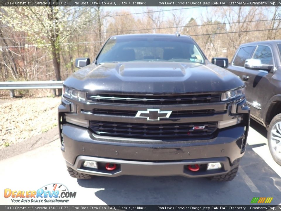 2019 Chevrolet Silverado 1500 LT Z71 Trail Boss Crew Cab 4WD Black / Jet Black Photo #2