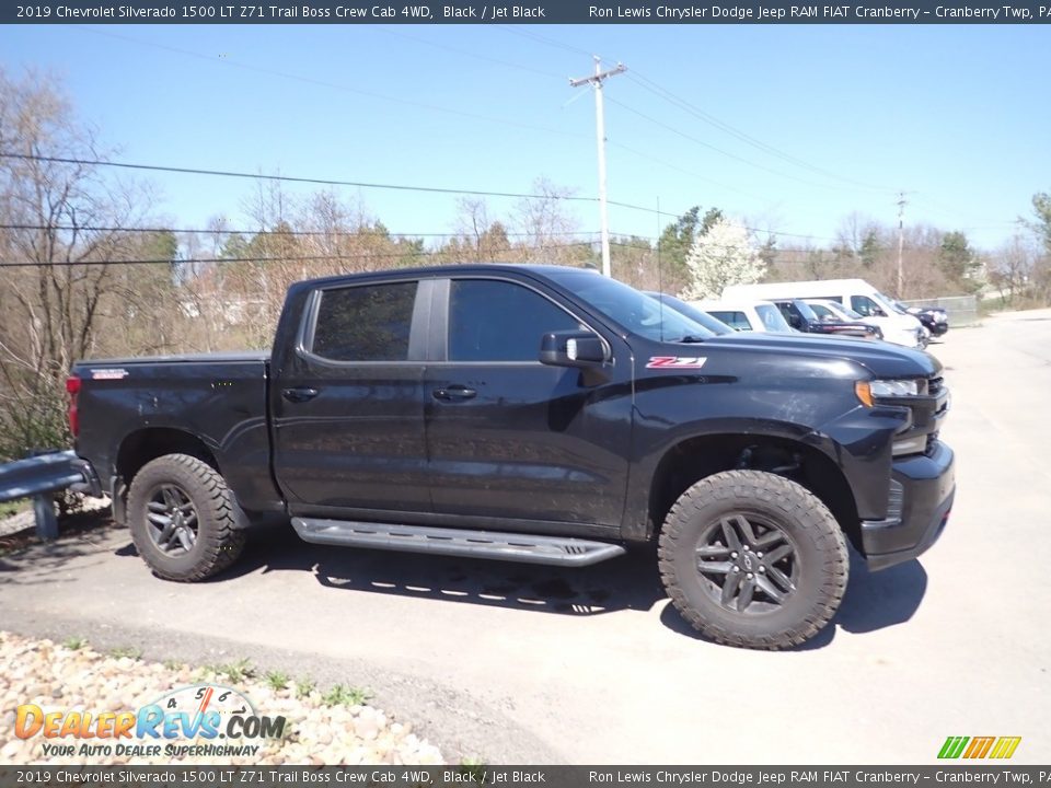 2019 Chevrolet Silverado 1500 LT Z71 Trail Boss Crew Cab 4WD Black / Jet Black Photo #4