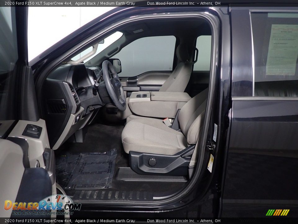 2020 Ford F150 XLT SuperCrew 4x4 Agate Black / Medium Earth Gray Photo #20