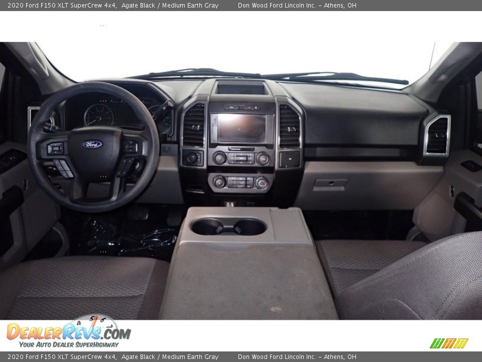 2020 Ford F150 XLT SuperCrew 4x4 Agate Black / Medium Earth Gray Photo #22