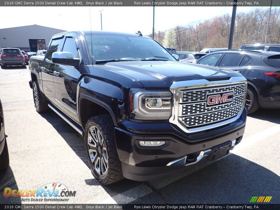 2016 GMC Sierra 1500 Denali Crew Cab 4WD Onyx Black / Jet Black Photo #3