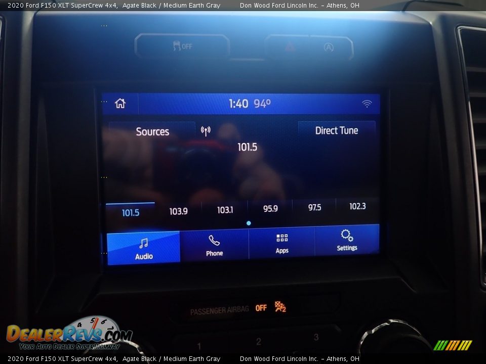 2020 Ford F150 XLT SuperCrew 4x4 Agate Black / Medium Earth Gray Photo #24