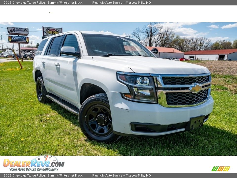 Front 3/4 View of 2018 Chevrolet Tahoe Police Photo #1