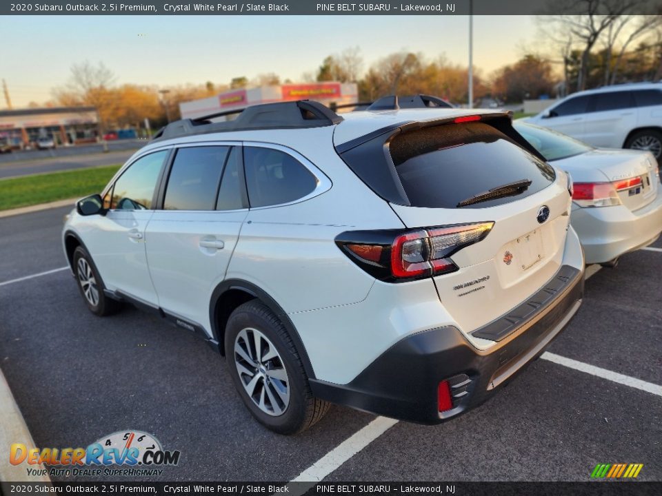 2020 Subaru Outback 2.5i Premium Crystal White Pearl / Slate Black Photo #7