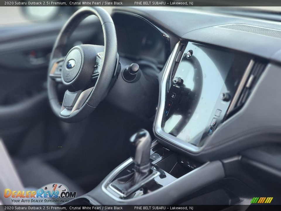 2020 Subaru Outback 2.5i Premium Crystal White Pearl / Slate Black Photo #8
