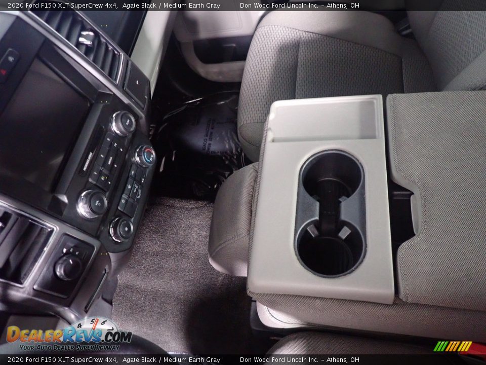 2020 Ford F150 XLT SuperCrew 4x4 Agate Black / Medium Earth Gray Photo #31