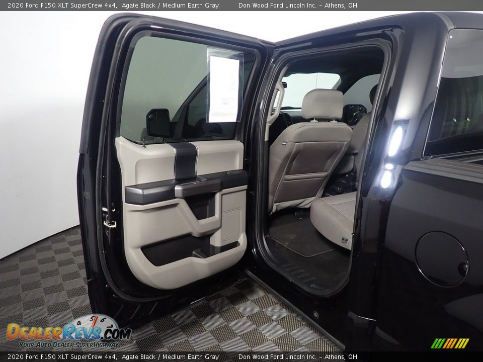2020 Ford F150 XLT SuperCrew 4x4 Agate Black / Medium Earth Gray Photo #33