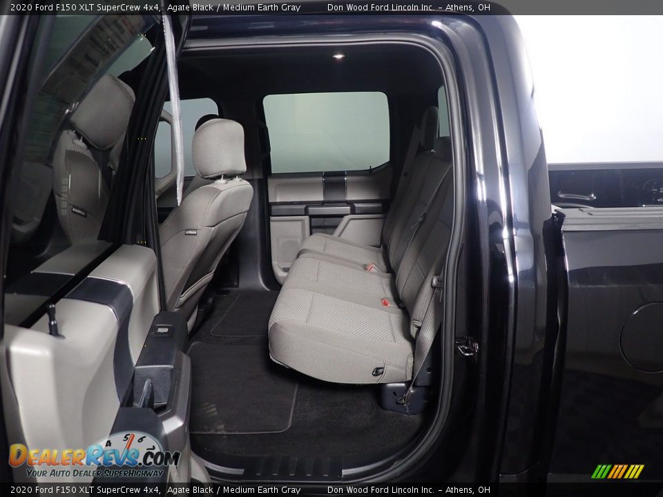 2020 Ford F150 XLT SuperCrew 4x4 Agate Black / Medium Earth Gray Photo #34