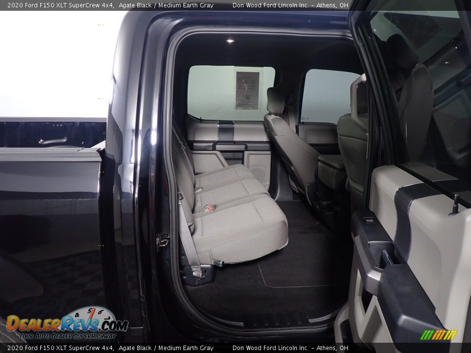 2020 Ford F150 XLT SuperCrew 4x4 Agate Black / Medium Earth Gray Photo #36