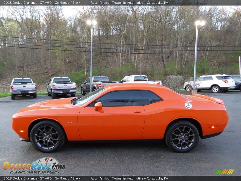 2018 Dodge Challenger GT AWD Go Mango / Black Photo #6