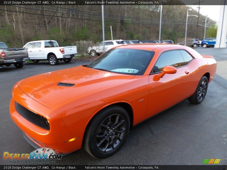 2018 Dodge Challenger GT AWD Go Mango / Black Photo #7