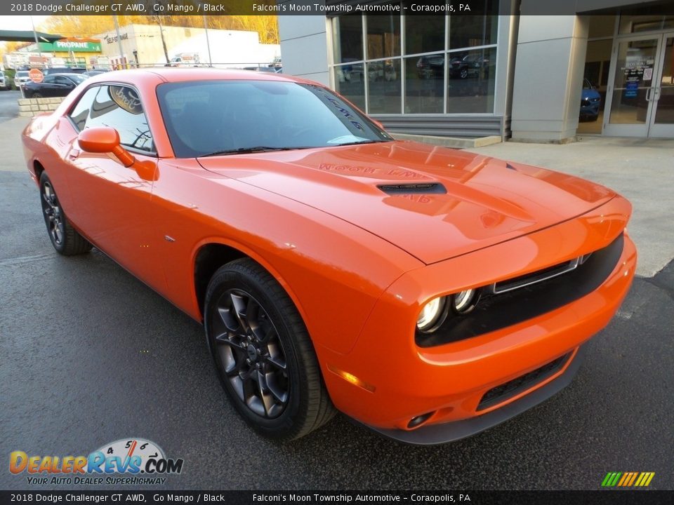 2018 Dodge Challenger GT AWD Go Mango / Black Photo #9