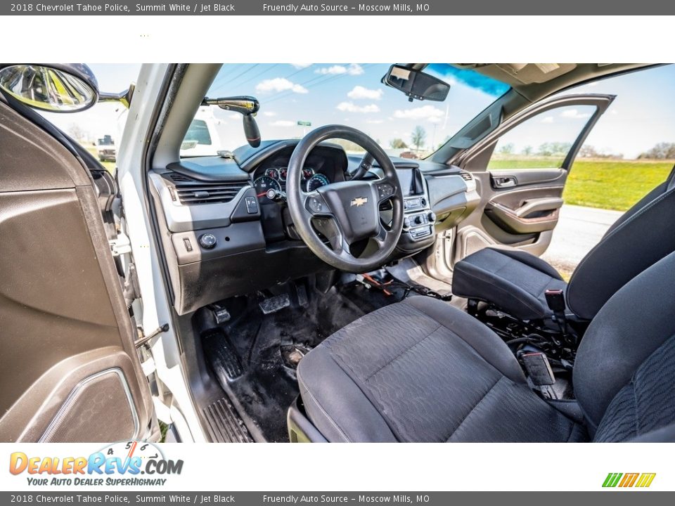 Jet Black Interior - 2018 Chevrolet Tahoe Police Photo #19