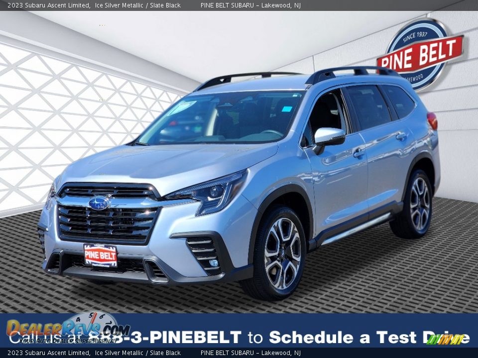 2023 Subaru Ascent Limited Ice Silver Metallic / Slate Black Photo #1